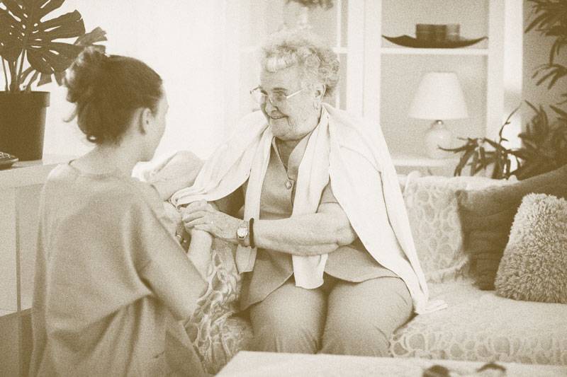 WLC Carrier Mills nurse and resident